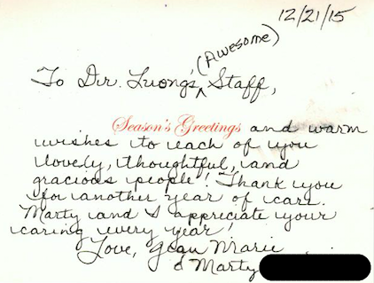 Thank You for Another Year of Care