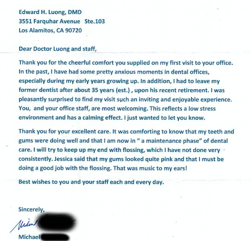 Thank You for Your Excellent Care